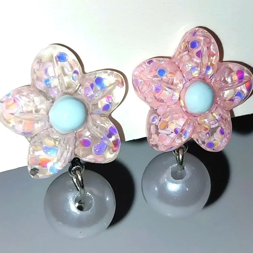 Beautiful fashion clip-on kids earrings